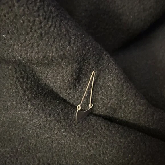 Sundance Silver Half Moon Drop Earrings - Picture 4 of 6